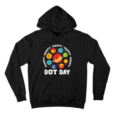 Groovy Happy Dot Day 2024 Colorful Polka Dot Tall Hoodie