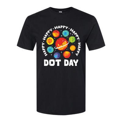 Groovy Happy Dot Day 2024 Colorful Polka Dot Softstyle® CVC T-Shirt