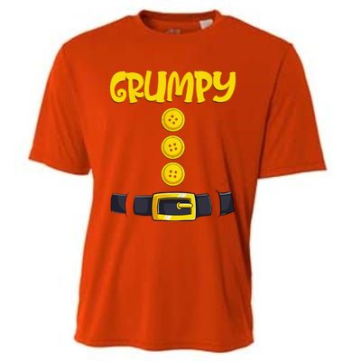 Grumpy Halloween Dwarf Costume Color Matching Cooling Performance Crew T-Shirt