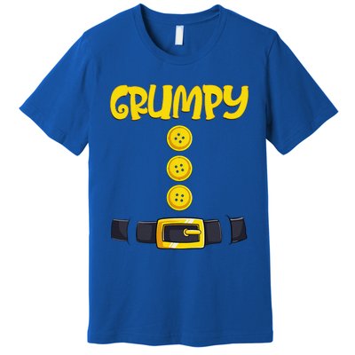 Grumpy Halloween Dwarf Costume Color Matching Premium T-Shirt