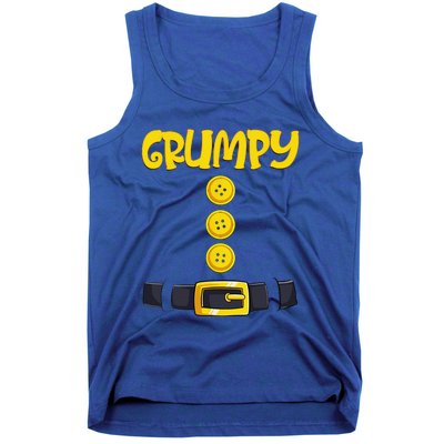 Grumpy Halloween Dwarf Costume Color Matching Tank Top