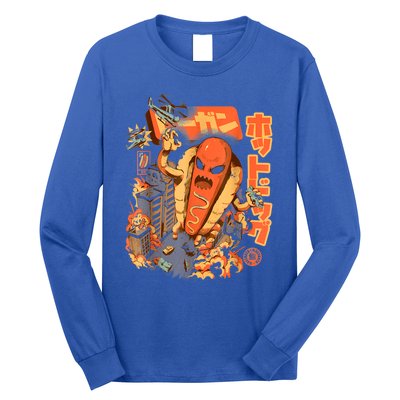 Great Hot Dog Kaiju Hot Dog Anime Japanese Graphic Art Long Sleeve Shirt