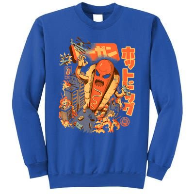 Great Hot Dog Kaiju Hot Dog Anime Japanese Graphic Art Sweatshirt