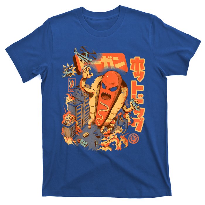 Great Hot Dog Kaiju Hot Dog Anime Japanese Graphic Art T-Shirt