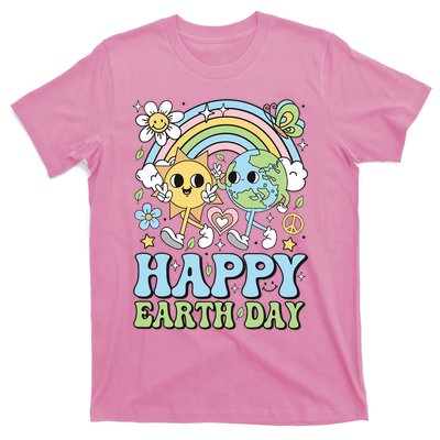 Groovy Happy Earth Day 2024 Save The Planet T-Shirt