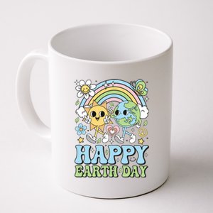 Groovy Happy Earth Day 2024 Save The Planet Coffee Mug