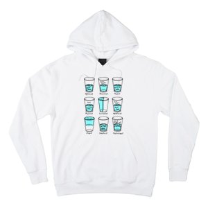 Glass half empty funny meme Psychologist Edition  Hoodie