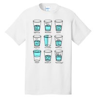 Glass half empty funny meme Psychologist Edition  Tall T-Shirt