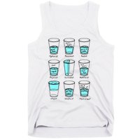 Glass half empty funny meme Psychologist Edition  Tank Top