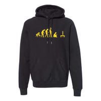 Gamer Human Evolution Funny Premium Hoodie