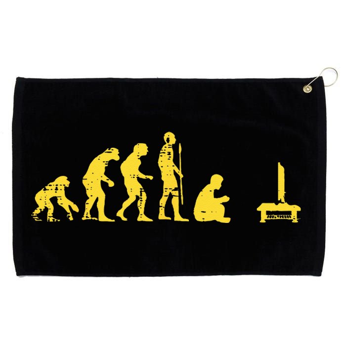 Gamer Human Evolution Funny Grommeted Golf Towel