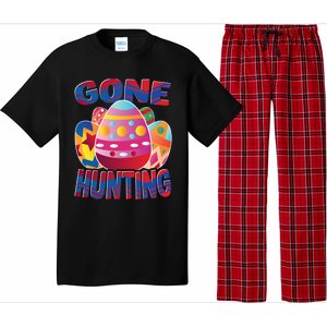 Gone Hunting Easter Bunny Easter Pun Easter Egg Easter Gift Pajama Set