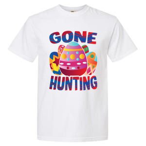 Gone Hunting Easter Bunny Easter Pun Easter Egg Easter Gift Garment-Dyed Heavyweight T-Shirt