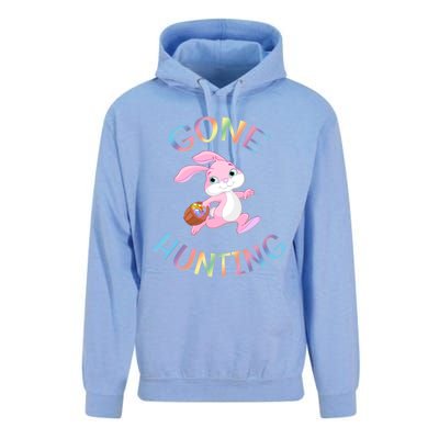 Gone Hunting Easter Eggs Bunny Spring Fun Cool Gift Unisex Surf Hoodie