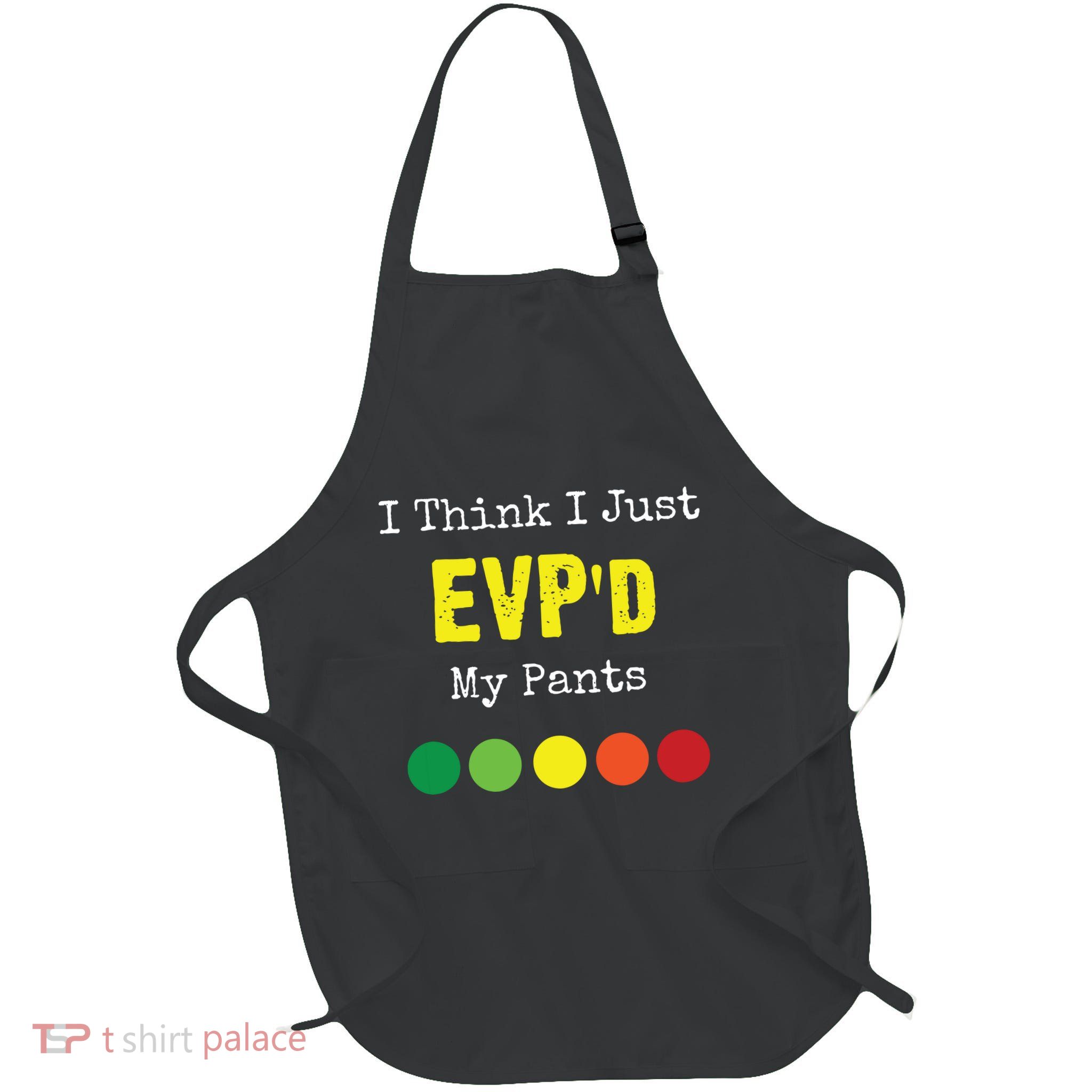 Ghost Hunting Evp Paranormal Spirit Funny Full-Length Apron With Pockets
