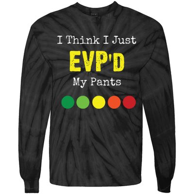 Ghost Hunting Evp Paranormal Spirit Funny Tie-Dye Long Sleeve Shirt