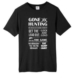 Gone Hunting Eat Sleep Hunt Funny Deer Hunter Quotes Gift Tall Fusion ChromaSoft Performance T-Shirt