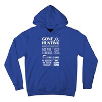 Gone Hunting Eat Sleep Hunt Funny Deer Hunter Quotes Gift Hoodie