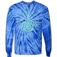 Ganesh Hindu Elephant God Peacock Feather Lotus Shanti Yoga Gift Tie-Dye Long Sleeve Shirt