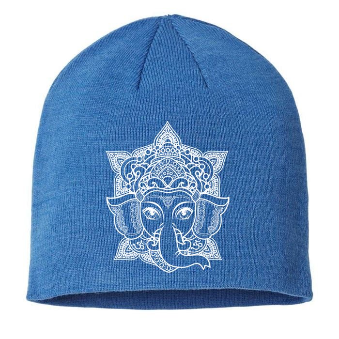 Ganesha Hindu Elephant God Ganesh Spiritual Yoga Boho Great Gift Sustainable Beanie