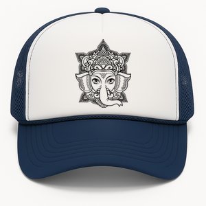 Ganesha Hindu Elephant God Ganesh Spiritual Yoga Boho Great Gift Trucker Hat