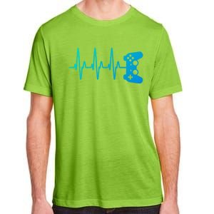 Gamer Heartbeat For Gaming Gift Adult ChromaSoft Performance T-Shirt