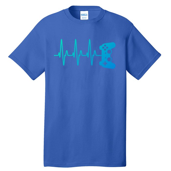 Gamer Heartbeat For Gaming Gift Tall T-Shirt