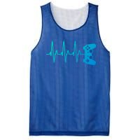 Gamer Heartbeat For Gaming Gift Mesh Reversible Basketball Jersey Tank