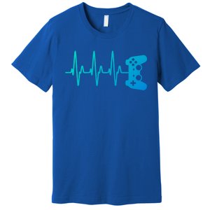 Gamer Heartbeat For Gaming Gift Premium T-Shirt