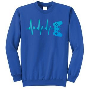 Gamer Heartbeat For Gaming Gift Tall Sweatshirt