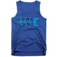 Gamer Heartbeat For Gaming Gift Tank Top