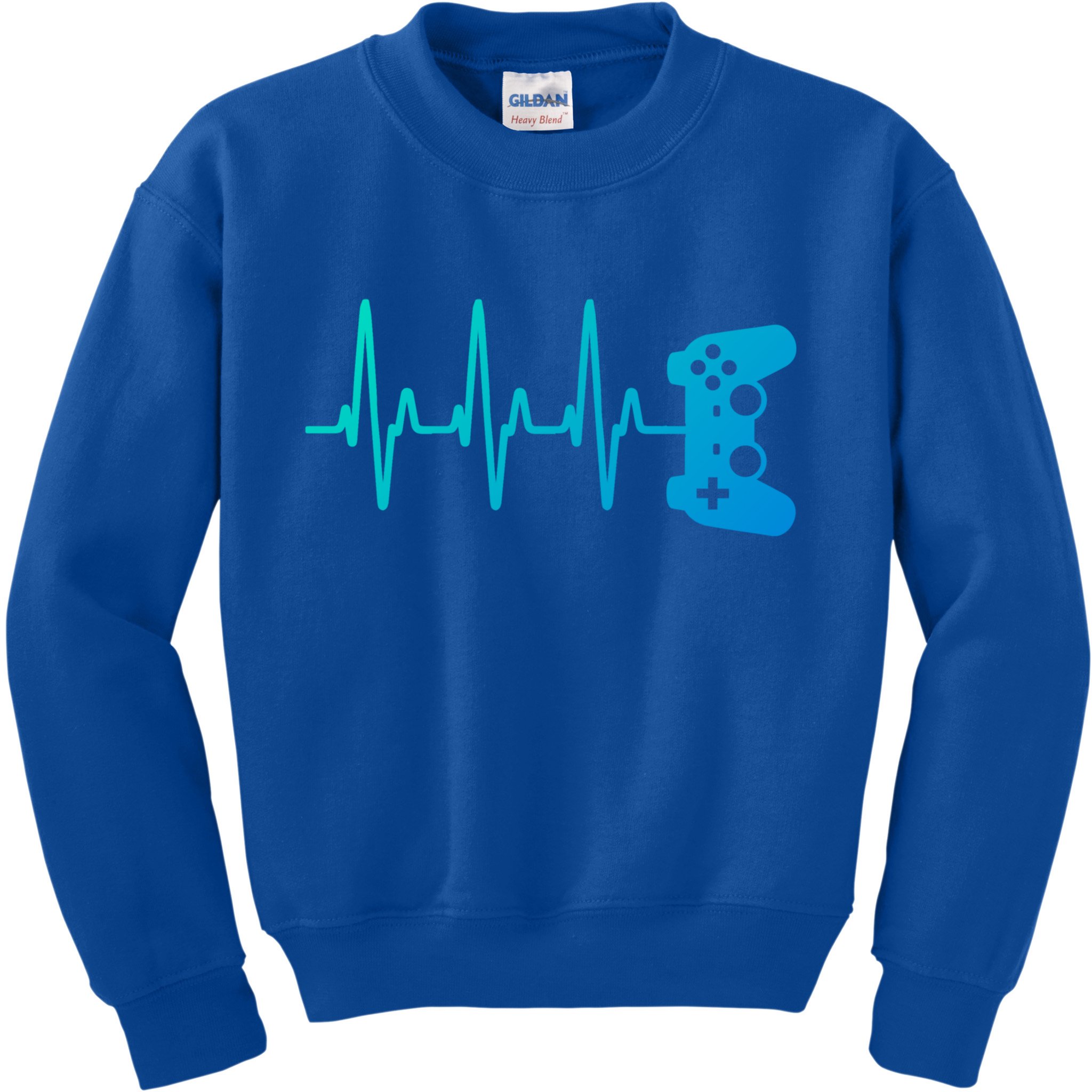Gamer Heartbeat For Gaming Gift Kids Sweatshirt