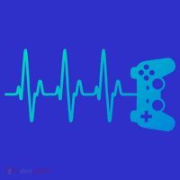 Gamer Heartbeat For Gaming Gift Kids T-Shirt