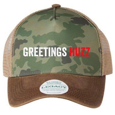 Greetings Huzz Funny Gen Z Gen Alpha Slang Meme Legacy Tie Dye Trucker Hat