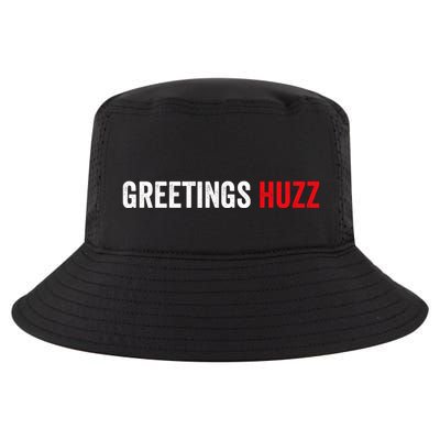 Greetings Huzz Funny Gen Z Gen Alpha Slang Meme Cool Comfort Performance Bucket Hat