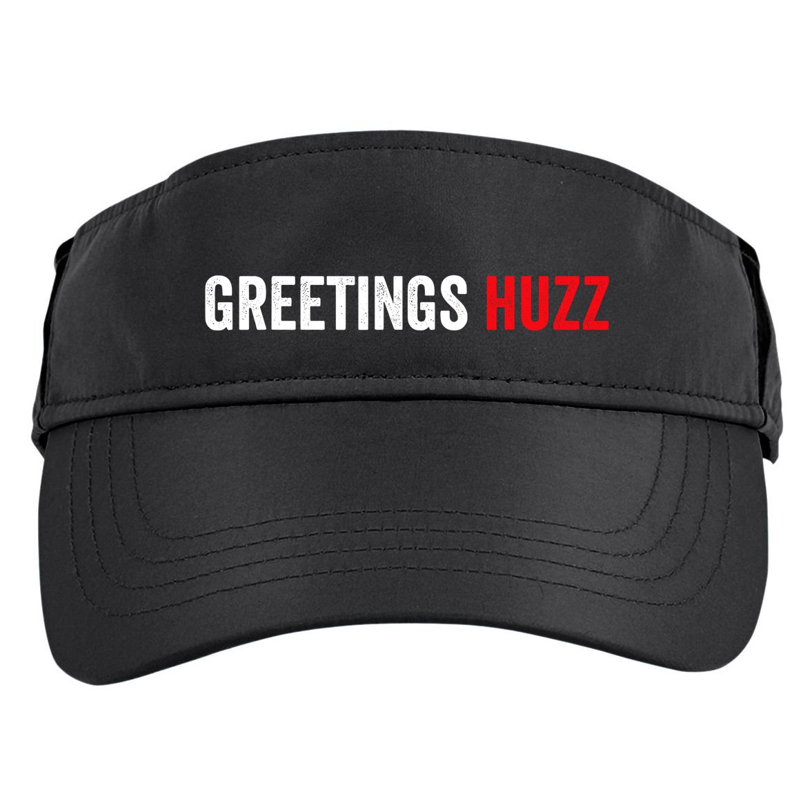 Greetings Huzz Funny Gen Z Gen Alpha Slang Meme Adult Drive Performance Visor