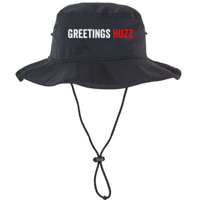 Greetings Huzz Funny Gen Z Gen Alpha Slang Meme Bucket Hat