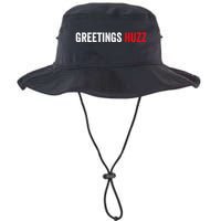 Greetings Huzz Funny Gen Z Gen Alpha Slang Meme Bucket Hat