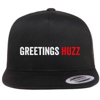 Greetings Huzz Funny Gen Z Gen Alpha Slang Meme Flatbill Hat