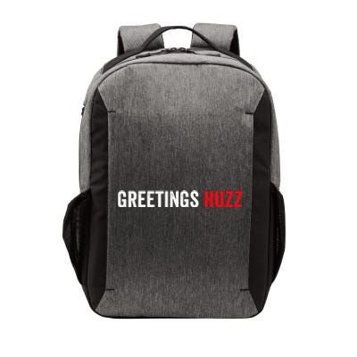 Greetings Huzz Funny Gen Z Gen Alpha Slang Meme Vector Backpack