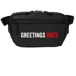 Greetings Huzz Funny Gen Z Gen Alpha Slang Meme Crossbody Pack