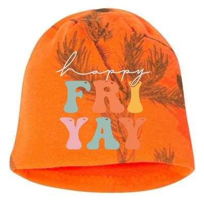 Groovy Happy Fri-yay! Teachers Weekend Friday Teacher TGIF Kati - Camo Knit Beanie