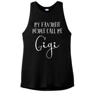 Gigi Heart For Grandma Christmas Birthday MotherS Day Ladies PosiCharge Tri-Blend Wicking Tank