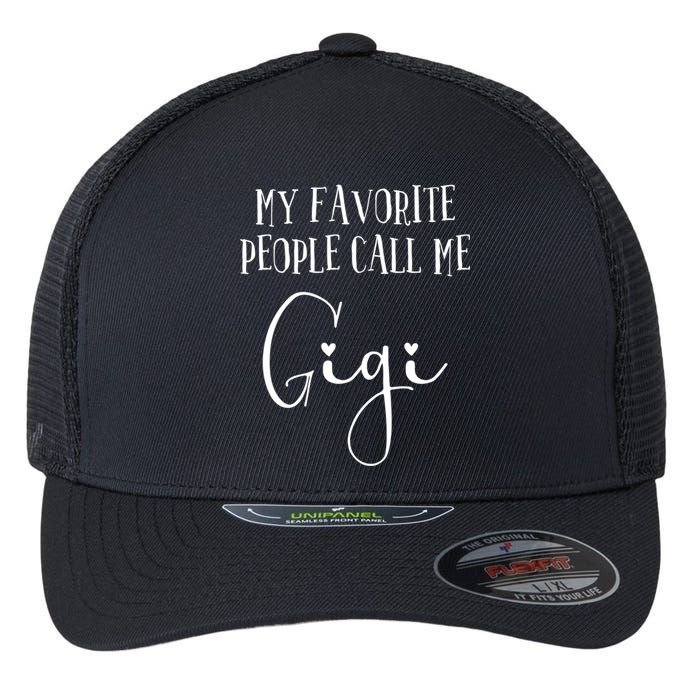 Gigi Heart For Grandma Christmas Birthday MotherS Day Flexfit Unipanel Trucker Cap