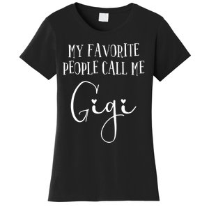 Gigi Heart For Grandma Christmas Birthday MotherS Day Women's T-Shirt