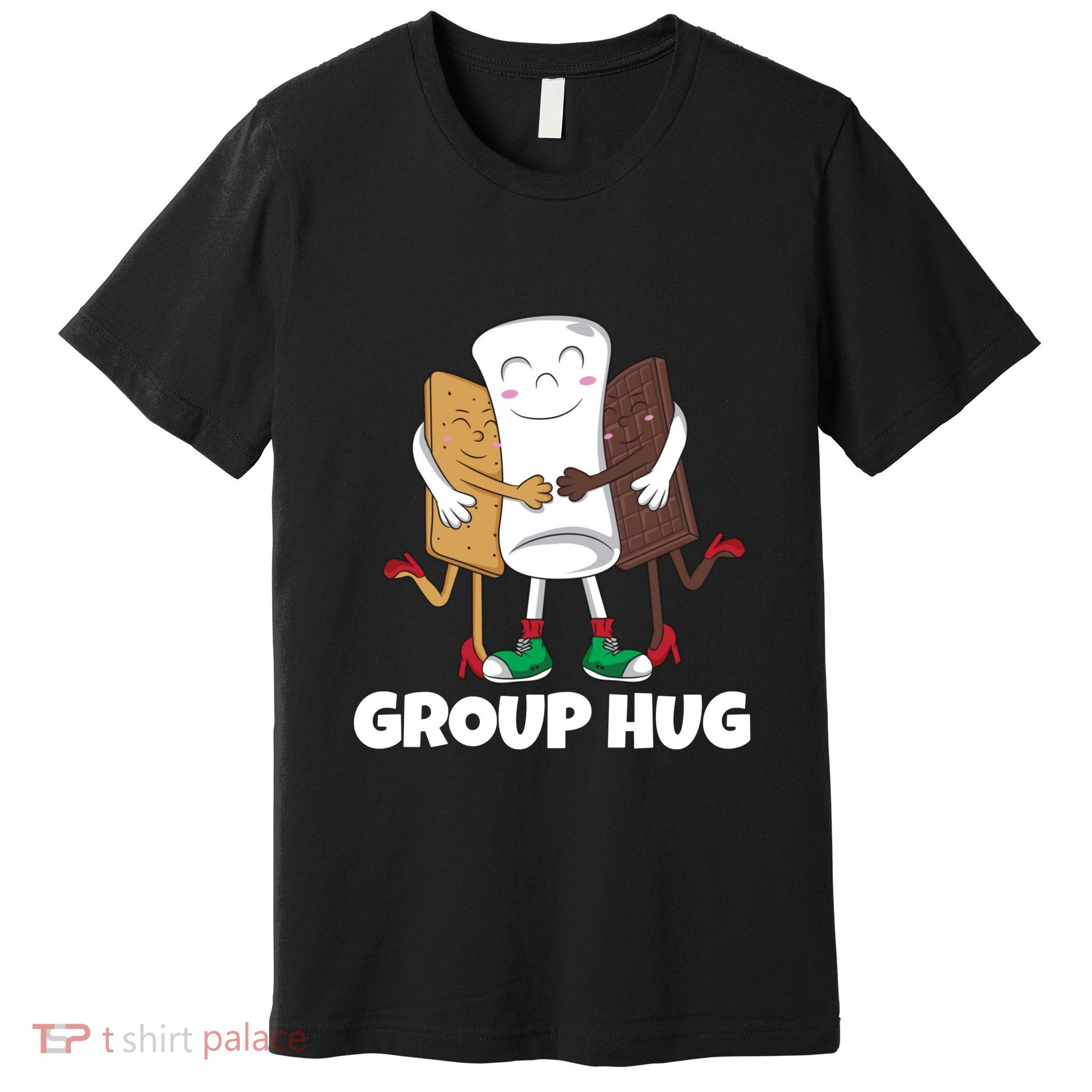 Group Hug Funny Marshmallow Chocolate Premium T-Shirt