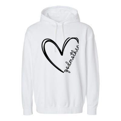 Godmother Heart For Mother Day Wo Garment-Dyed Fleece Hoodie