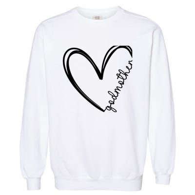 Godmother Heart For Mother Day Wo Garment-Dyed Sweatshirt