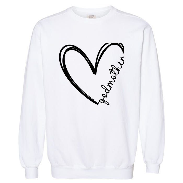 Godmother Heart For Mother Day Wo Garment-Dyed Sweatshirt