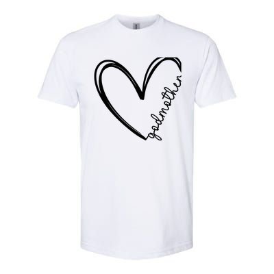 Godmother Heart For Mother Day Wo Softstyle CVC T-Shirt